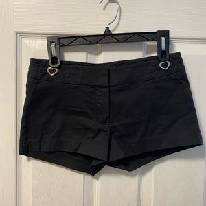 2b Bebe Black Shorts Size 4